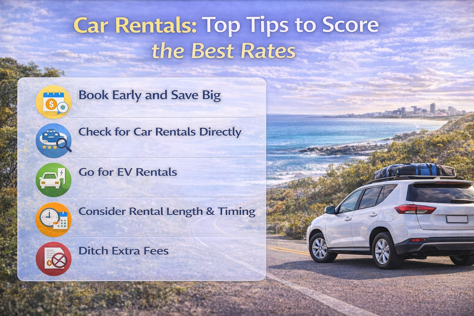 Car Rentals: Top Tips to Score the Best Rates