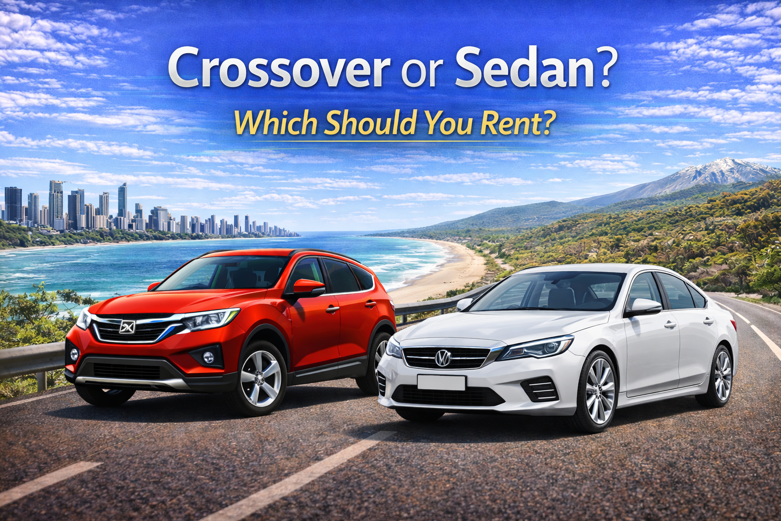 Crossover or Sedan Your Complete Guide to Picking the Right Rental Car