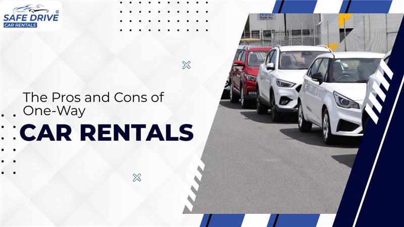 Displaying the pros and cons of renting a car